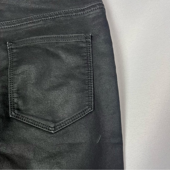 1. State Black Faux Leather Coated Jeggings XS - Picture 6 of 6